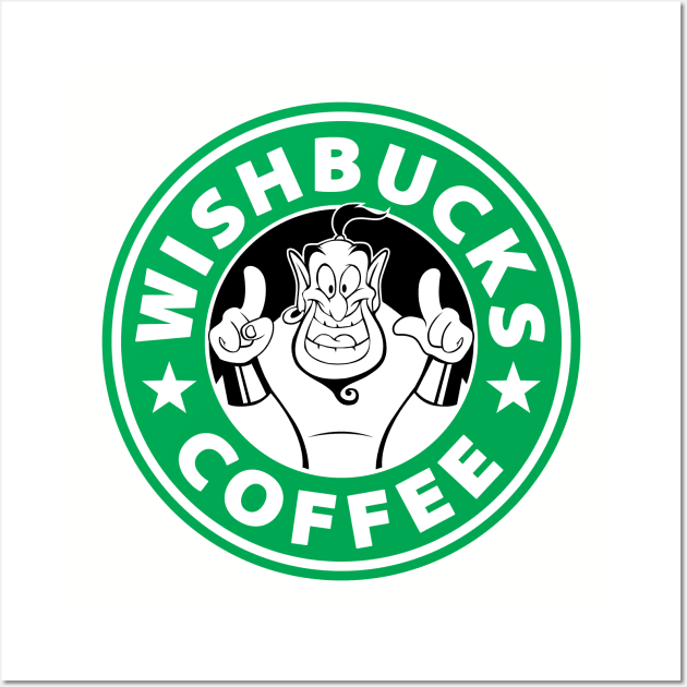 Wishbucks Coffee Wall Art by fatcakesart